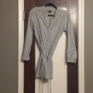 Blue and white stripe tunic (cotton)